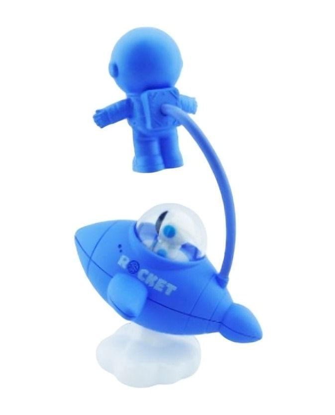 LAMPARA ESCRITORIO LED PARA NIÑO NAVE ESPACIAL CON ASTRONAUTA CON LUZ -1