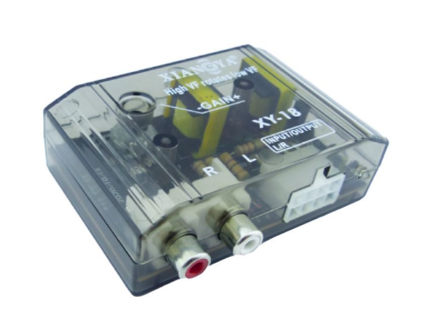 CONVERSOR DE IMPEDANCIA RCA NEW MOD.XY-18 IDEAL PARA SUBWOOFER DE AUTO -0