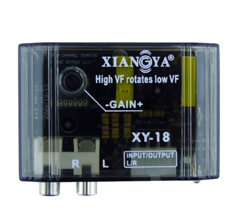 CONVERSOR DE IMPEDANCIA RCA NEW MOD.XY-18 IDEAL PARA SUBWOOFER DE AUTO -1
