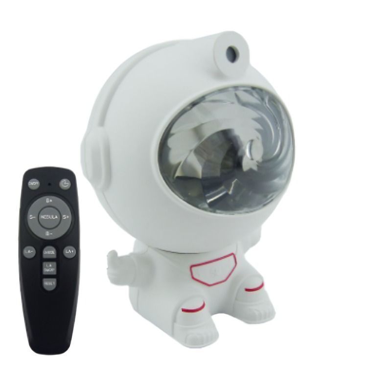 LAMPARA PROYECTOR MINI ASTRONAUTA DE LED RGB CON CONTROL REMOTO-1