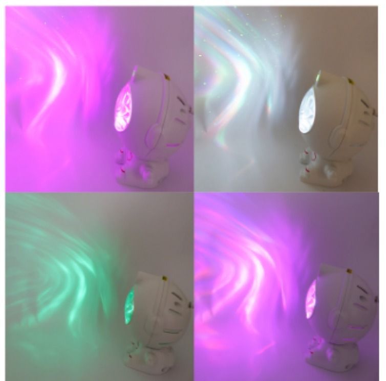 LAMPARA PROYECTOR MINI ASTRONAUTA DE LED RGB CON CONTROL REMOTO-2