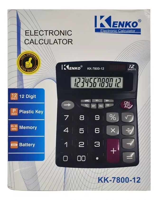 Calculadora 12 digitos KAERDA CT-7800