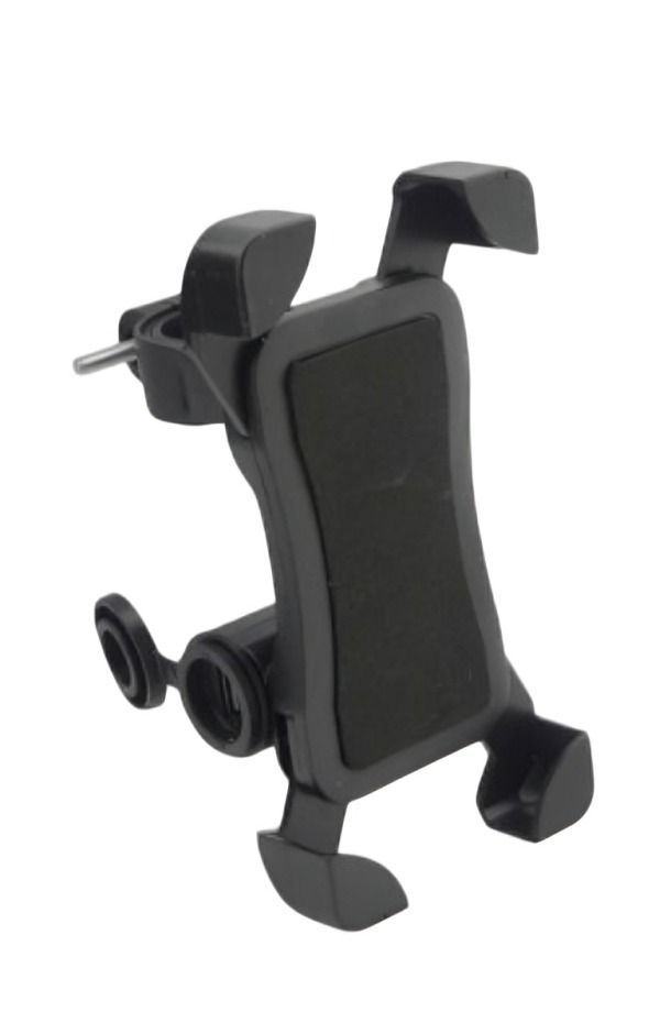 PORTA SMARTPHONE CON USB DE CARGA PARA MOTO ( NEGRO )-0