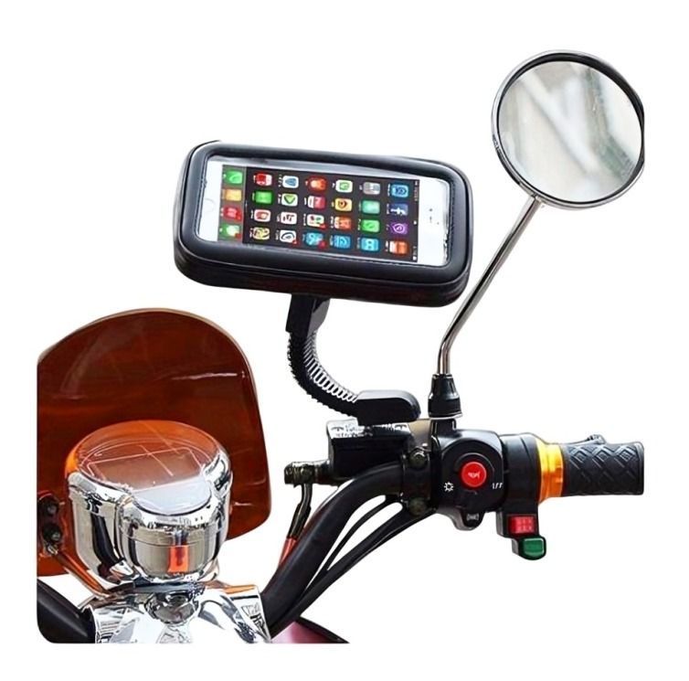 PORTA IPOD IMPERMEABLES TOUCH CON BRAZO PARA MOTO HASTA 5,5"-3