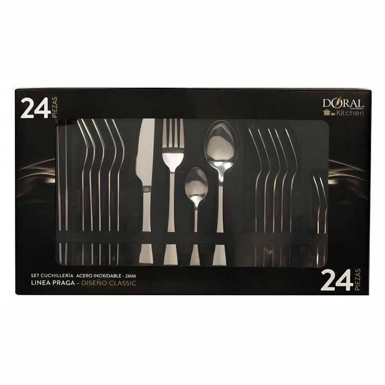 SET CUCHILLERIA PRAGA 24 PZS. 2.0mm-0