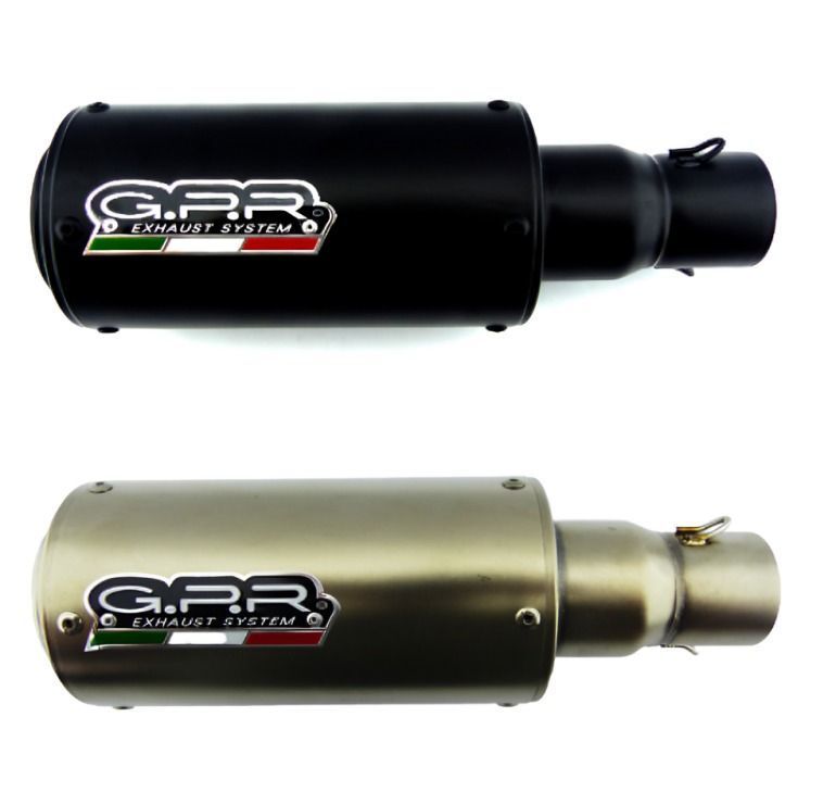 TRONADOR PARA MOTO GPR CON SILENCIADOR LARGO 31CM CLASIC COLORES -2