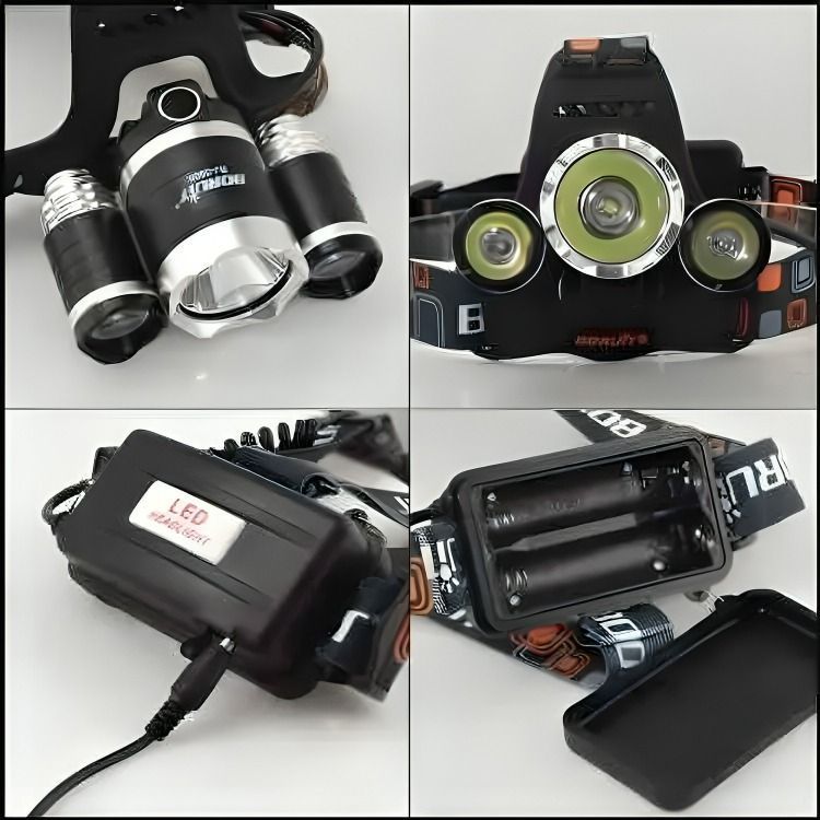 Linterna Frontal 800 Lumenes Led Minero-1