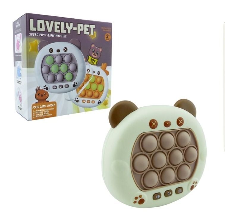 JUEGO POP IT ANTI ESTRÉS LOVELY PET CON LUZ Y SONIDO (MARRON)-1
