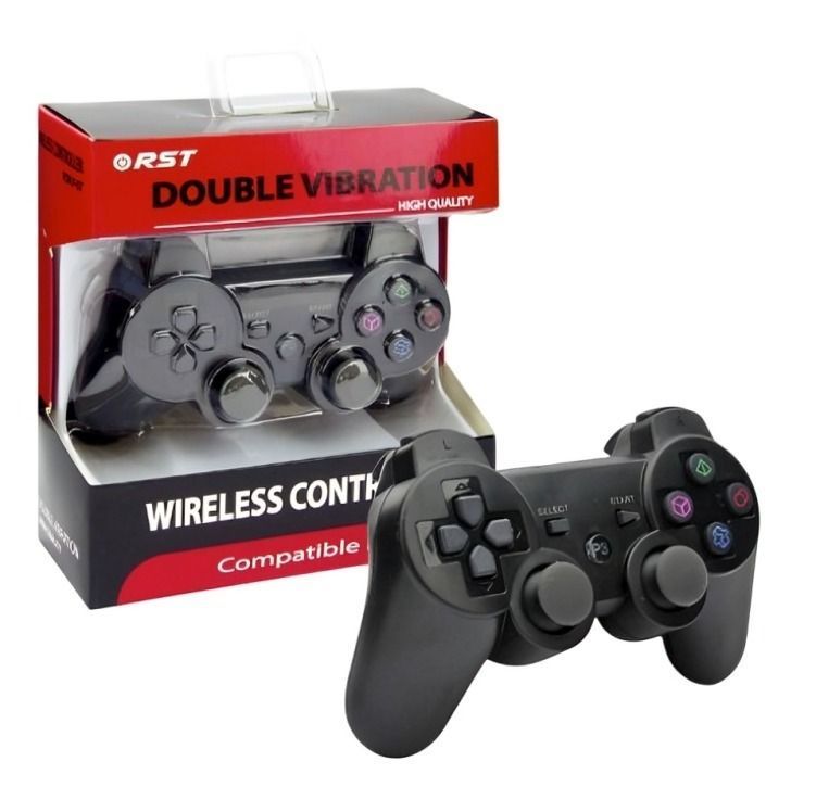 Joystick Inalámbrico Play 3 Doubleshock Negro-1