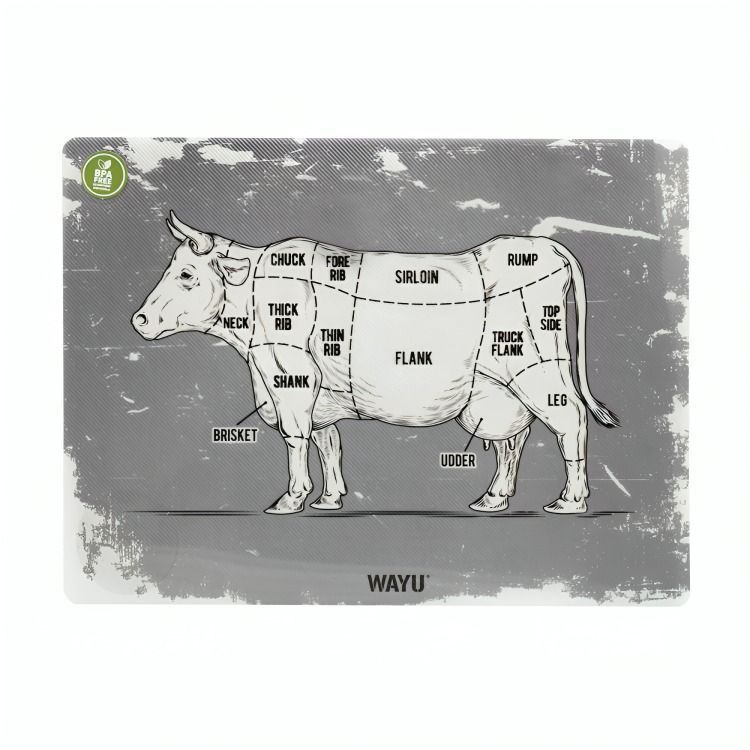 INDIVIDUAL PVC CORTES GREY WAYU-0