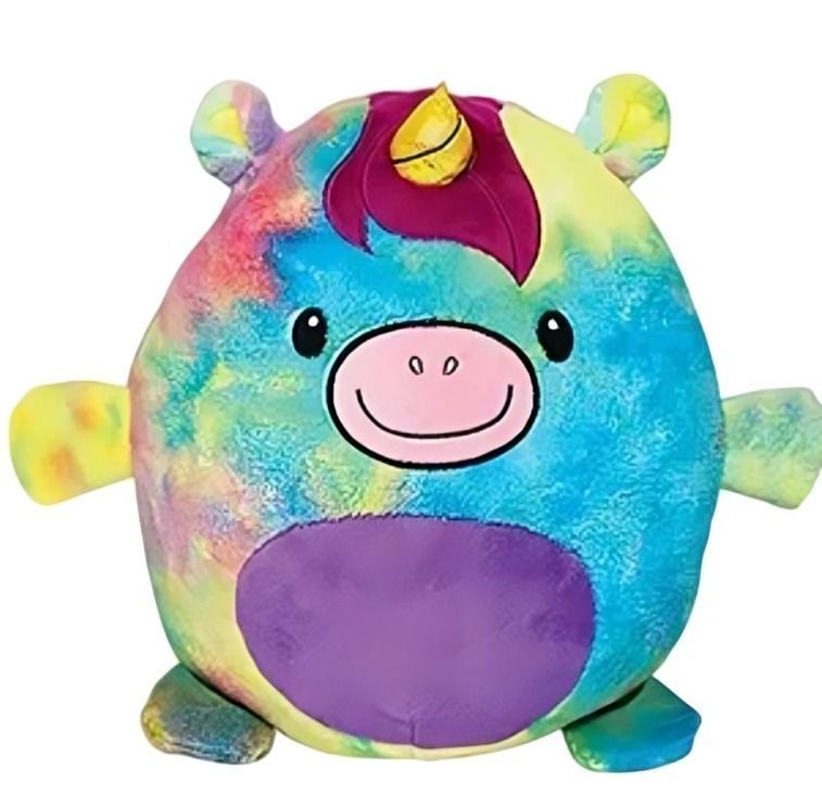 Polerón Peluche Infantil Con Capucha Mascotas Divertidas Unicornio-1
