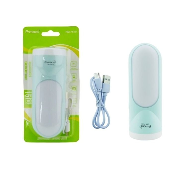 Linterna LED + COB PM-7610 PVC Recargable Type-C-1