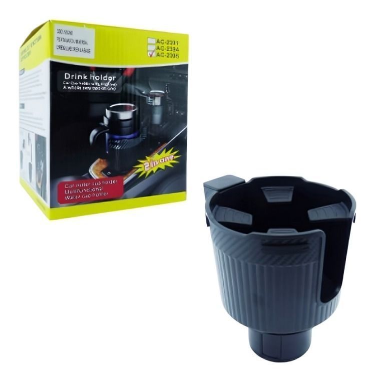 PORTA VASO PARA AUTO MOD.AC-2395 UNIVERSAL CON REGULADOR EN LA BASE -1