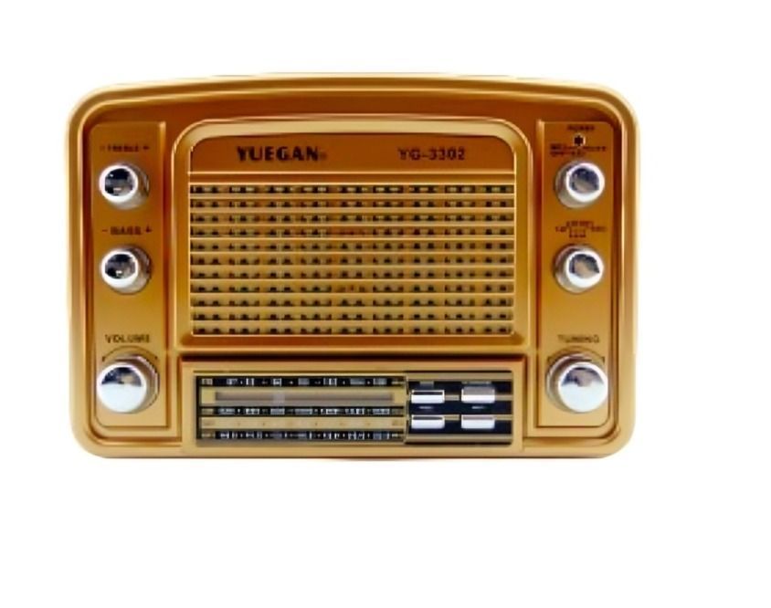 RADIO MULTIBANDA YUENGAN MOD YG-3302 RETRO USB-TF RECARGABLE -0