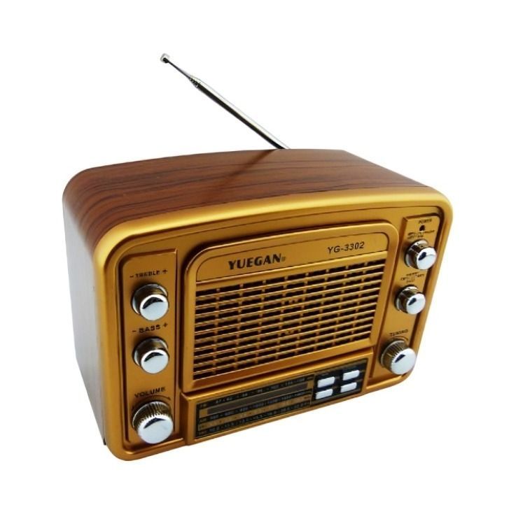 RADIO MULTIBANDA YUENGAN MOD YG-3302 RETRO USB-TF RECARGABLE -2