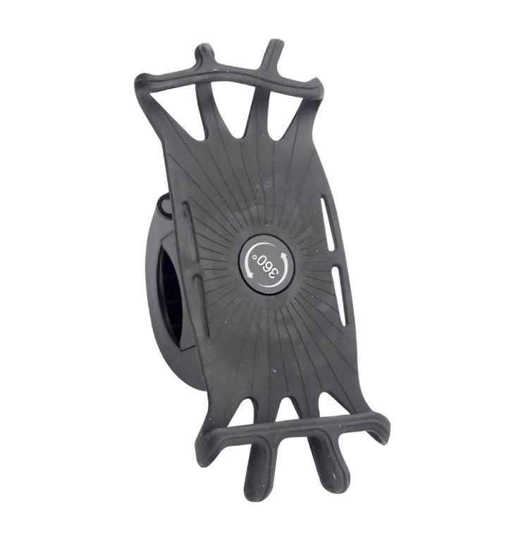 PORTA SMARTPHONE PARA BICICLETA DE SILICONA HASTA 5"-1
