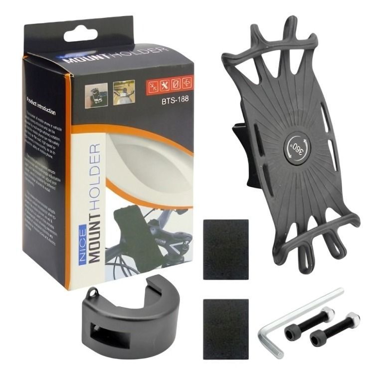 PORTA SMARTPHONE PARA BICICLETA DE SILICONA HASTA 5"-2
