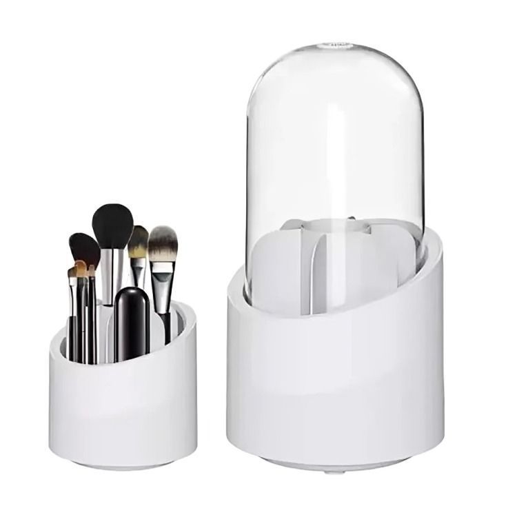 Organizador Para Brochas Y Lápices Cosméticos 360 Giratorio-0
