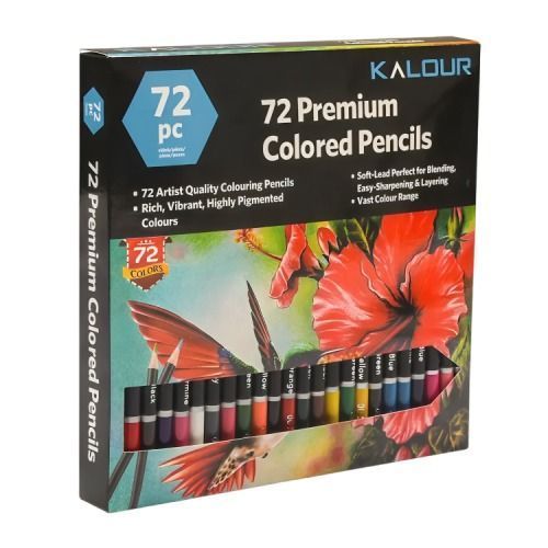 Juego 72 Lapices De Colores Arte Dibujo Color Vibrante-0