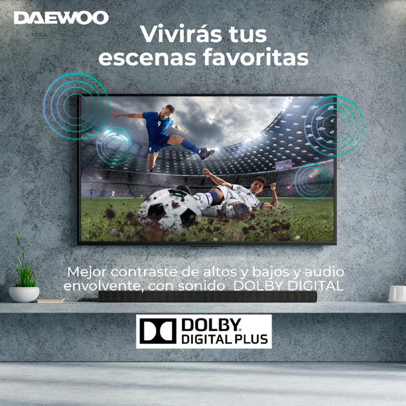 Televisor Smart TV DAEWOO 50 Webos Linea Xled -2