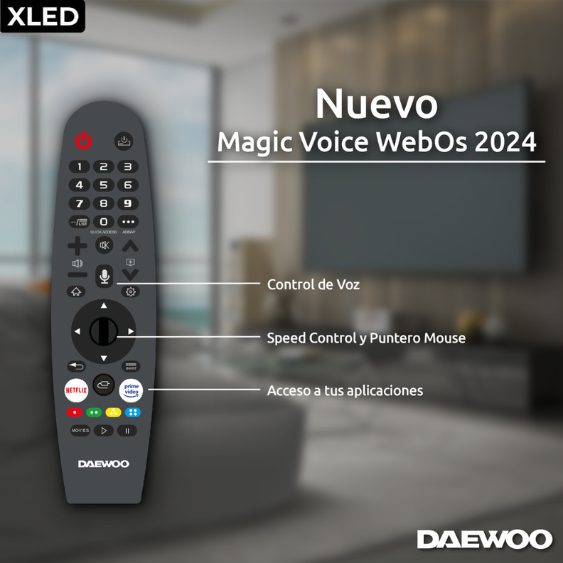 Televisor Smart TV DAEWOO 50 Webos Linea Xled -5