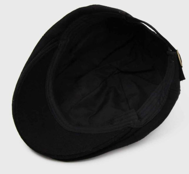 BOINA HOMBRE DUCKBILL PAÑO NEGRO-1