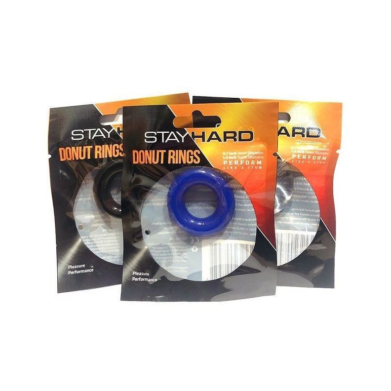 Anillo Erector Stay Hard Negro-1