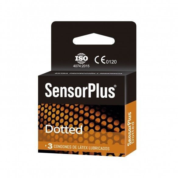 Condones Sensorplus- Dotted-0
