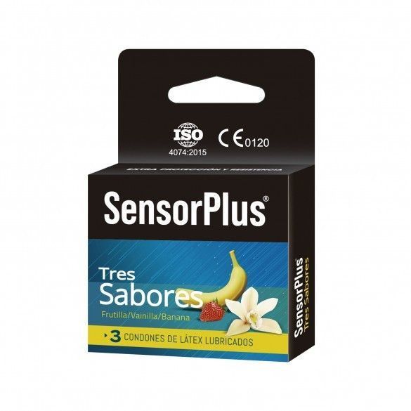 Condones Sensorplus- 3 Sabores-0