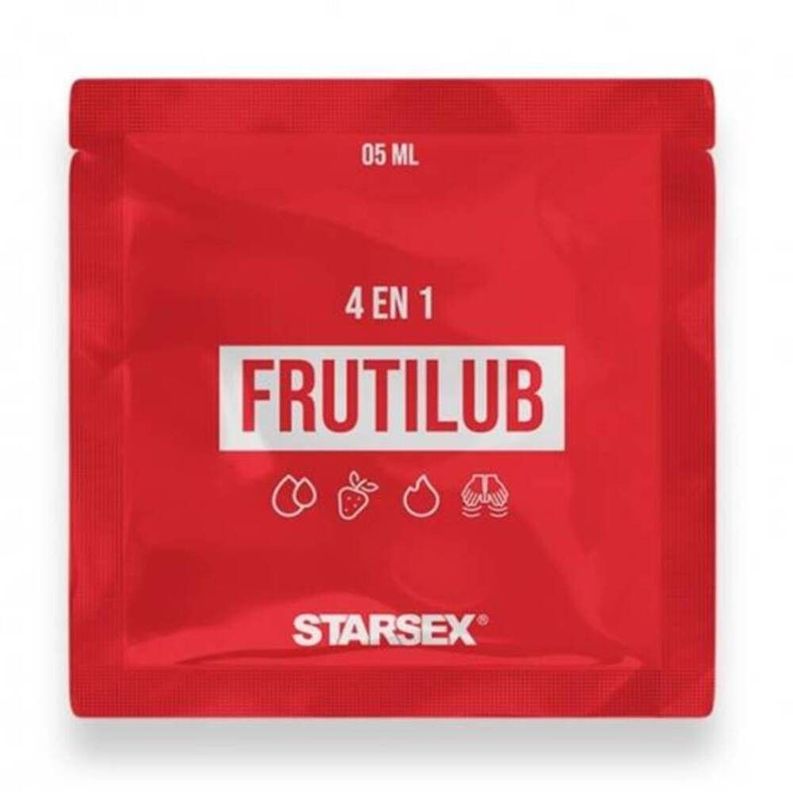 Lubricante 4 En 1 FrutiLub 5ml Sachet-0
