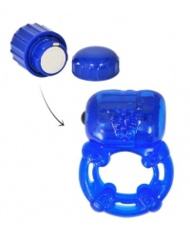Anillo Vibrador Fantasy Loves + Bala Vibradora Azul-1