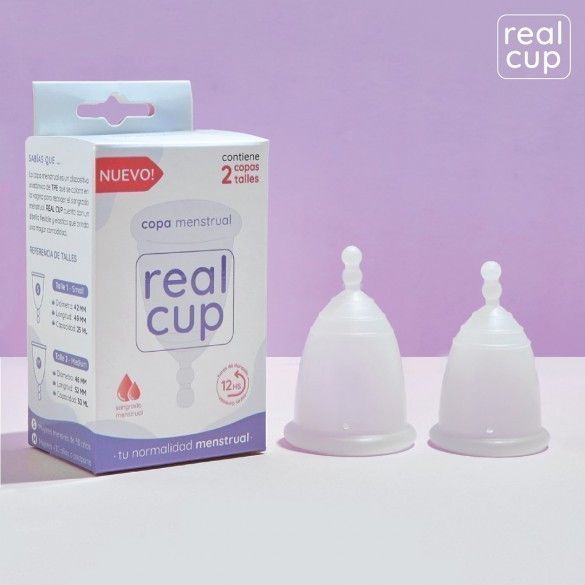 Copita Menstrual Real Cup talla S y M-1