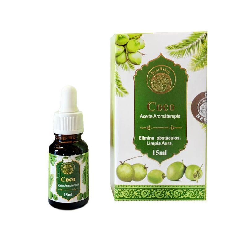 Aceite Esencial Aromaterapia de Coco 15ml - Desi Vibes-0