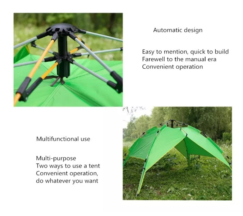 Carpa Automática 4 Personas Doble Capa Toldo 2.1x2.1x1.5 Mts-6