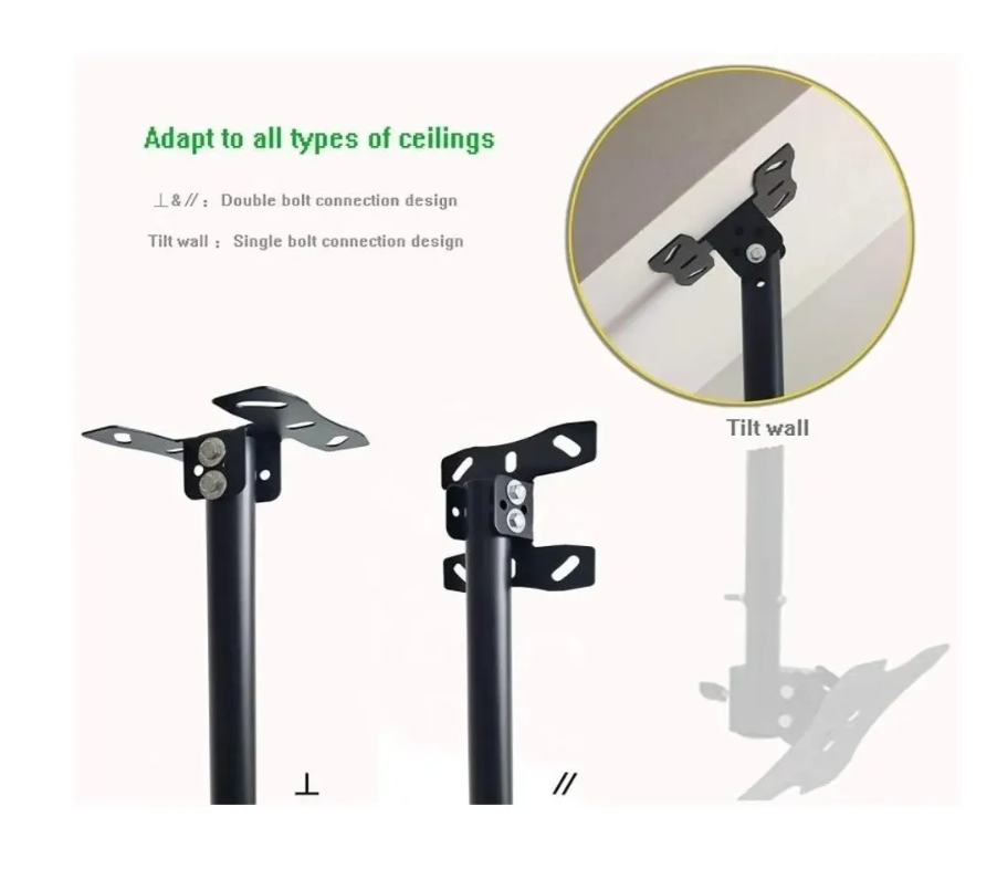 Soporte Tv Techo O Pared Ajustable Base 26 A 60-3