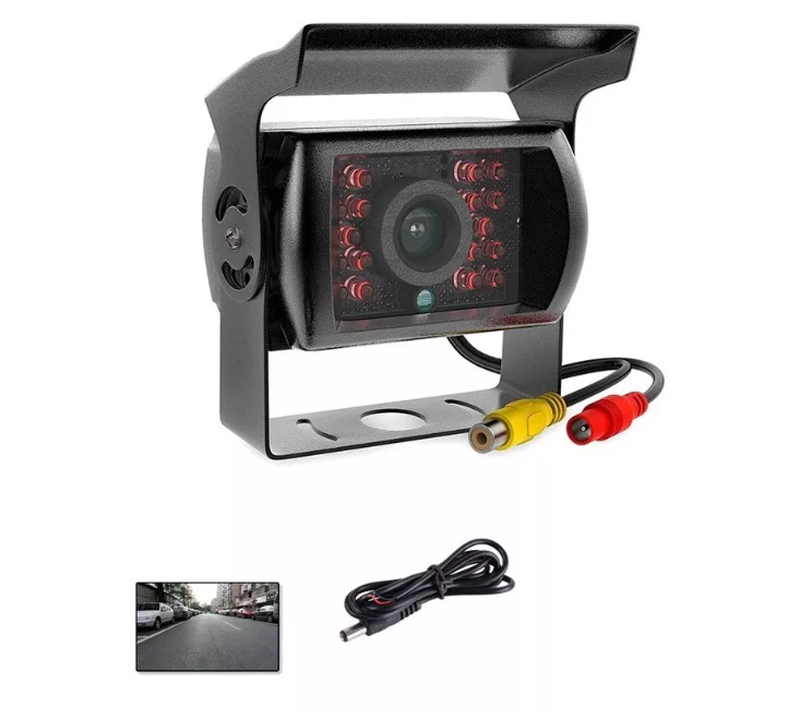 Hd Camara Auto Visión Nocturna Retroceso Ip66 24v-0