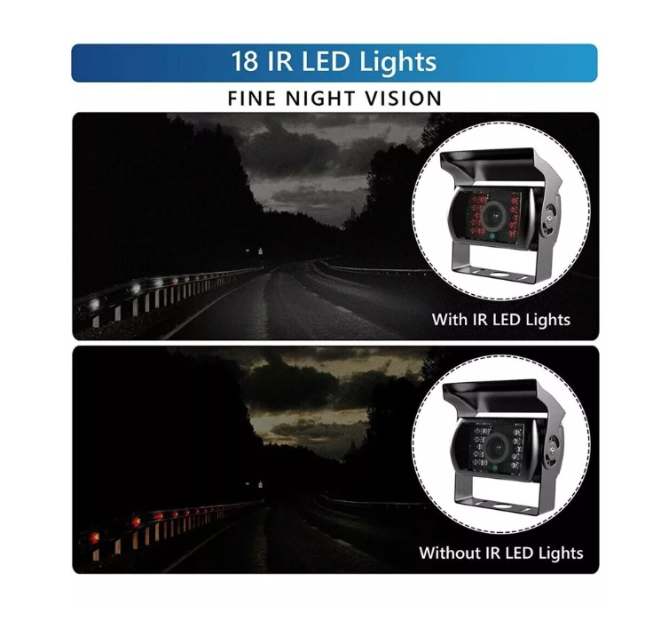Hd Camara Auto Visión Nocturna Retroceso Ip66 24v-4