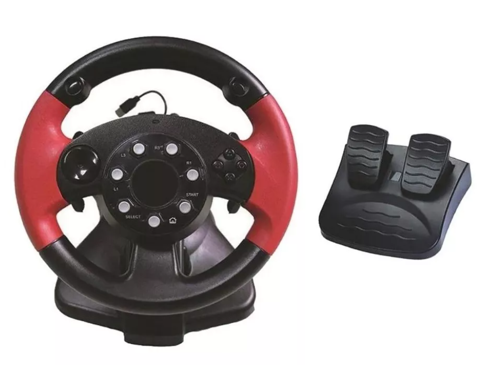 Volante De Carreras Para Juego-pedal-0