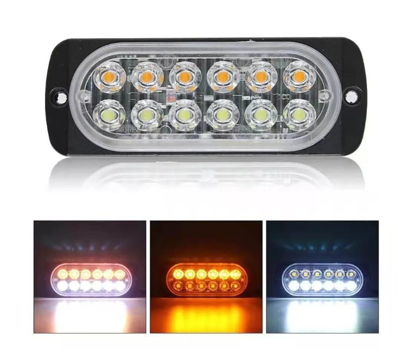 X2 Foco Neblinero Led Estroboscopico 12-24v Destellante-0