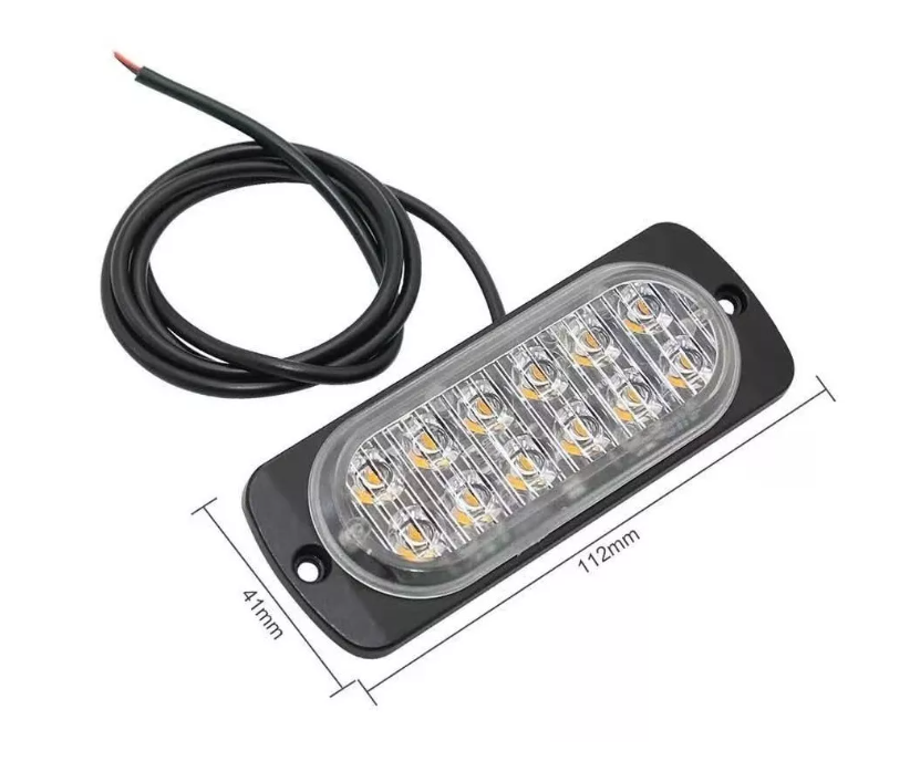 X2 Foco Neblinero Led Estroboscopico 12-24v Destellante-3