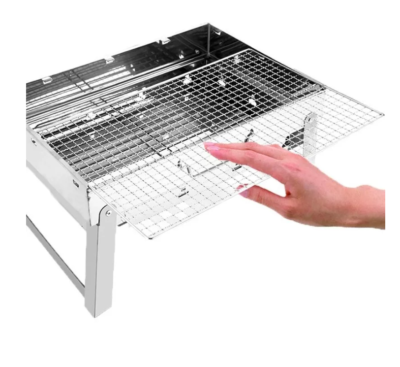 Mini Estufa Parrilla Parrillera Plegable Barbacoa Asado-3