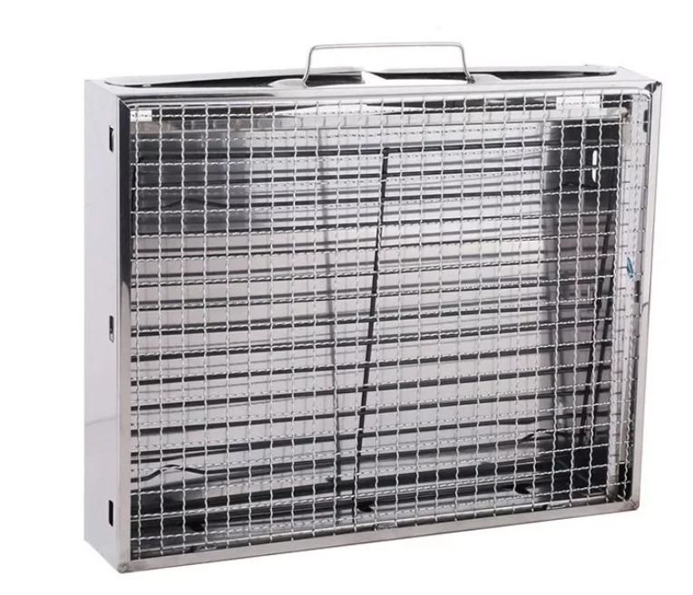 Mini Estufa Parrilla Parrillera Plegable Barbacoa Asado-5