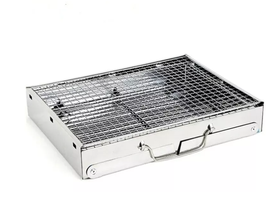 Mini Estufa Parrilla Parrillera Plegable Barbacoa Asado-1