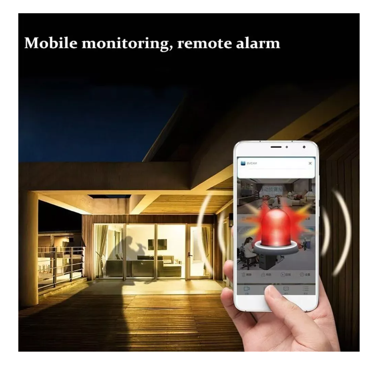 Cámara Espía Smart Camara Ip Wifi Alarma Visión Nocturna-5