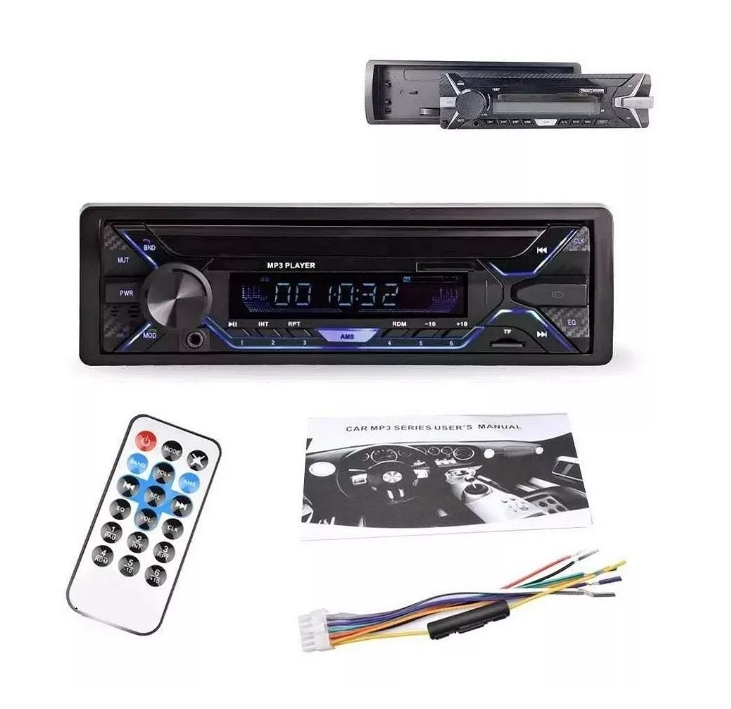 Radio Auto Panel Desmontable Bluetooth Mp3 Aux Usb-0