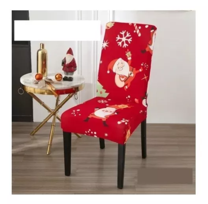 Set 6 Fundas Cubre Silla Decoración Navideña modelo 6-1