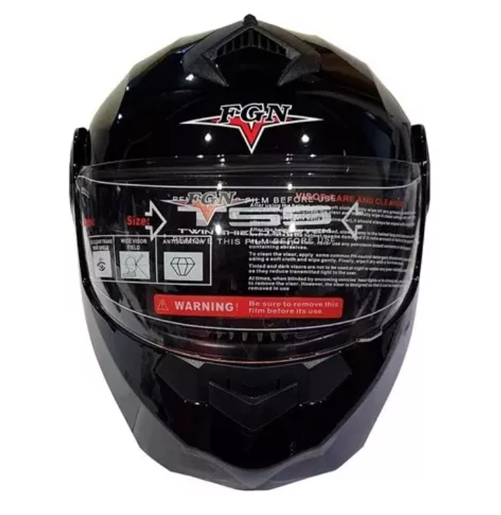 Casco Abatible Lente Fgn Abs Urbano Certificación Dot-3