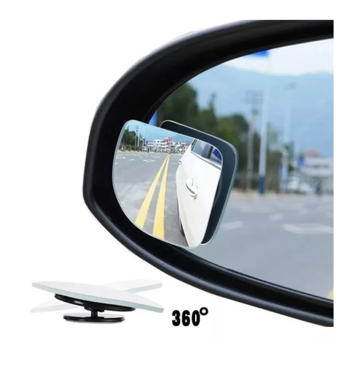 Par Espejos Laterales Retrovisor Ajustable Punto Ciego 360-3