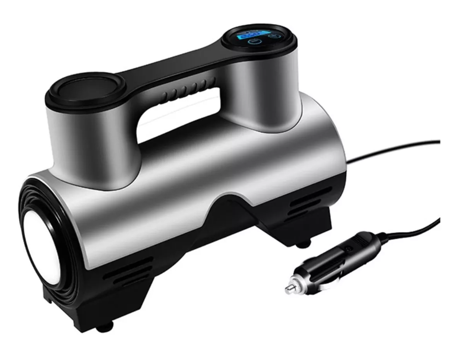 Compresor De Aire Digital 150 Psi Para Auto 12v Linterna Led-0