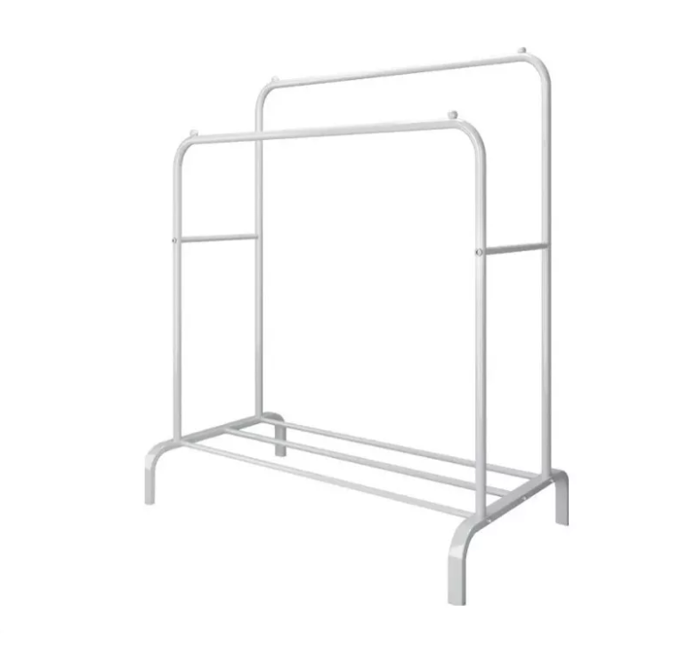 Perchero Metálico Doble Closet Exhibición Organizador Hogar-1